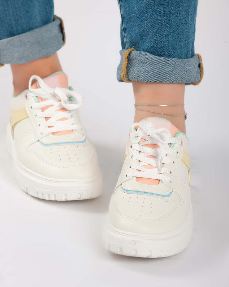 Multi Color - Sneakers - White