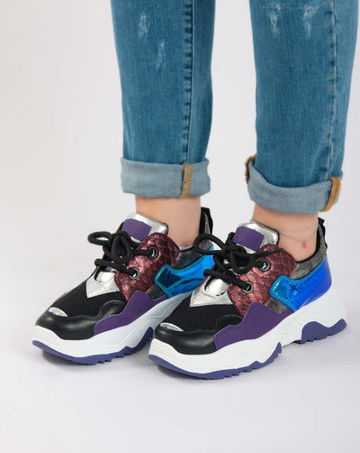 Space Sneakers - Purple