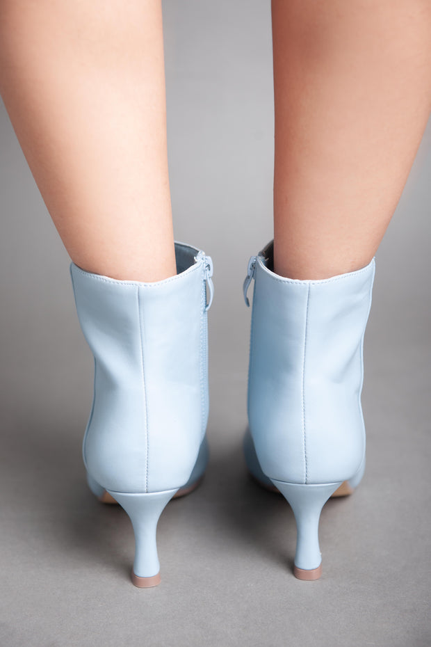 High Heel Classy Ankle Boot - Babyblue