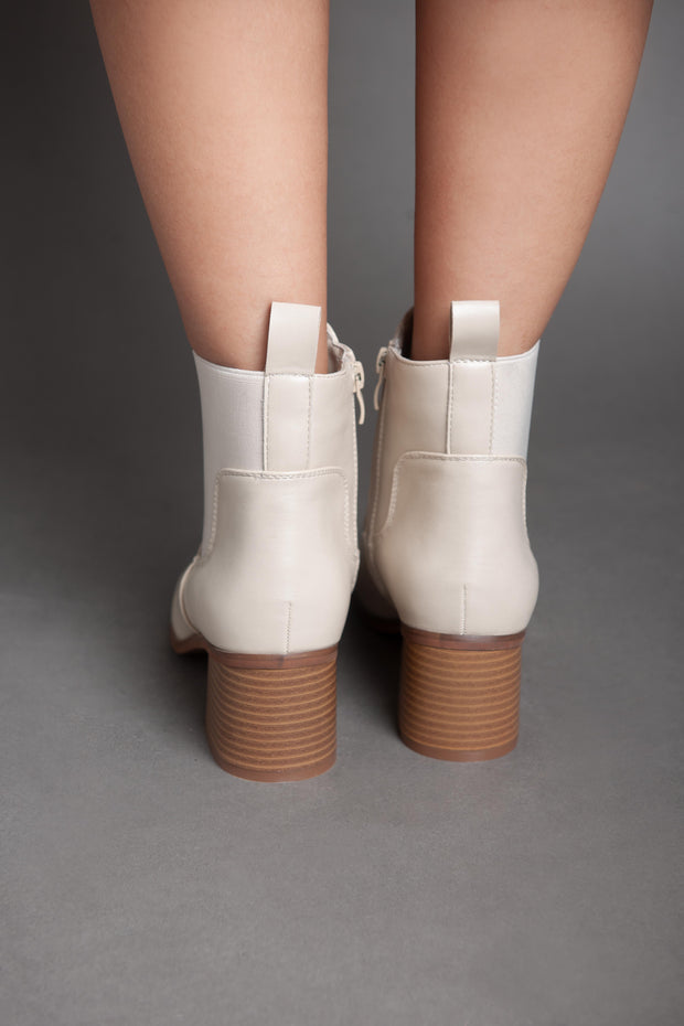 Classic Ankle Boot - Beige