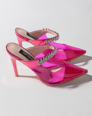 Transparent Mules - Sandals - Pink