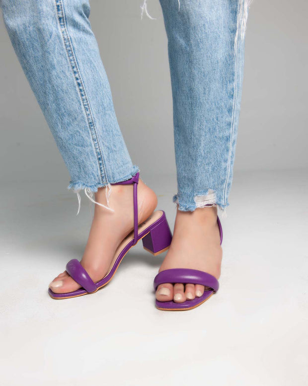 Ankle Strap - Sandals - Purple