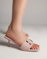 Croc Opened Toe Mules - Sandals - Pink