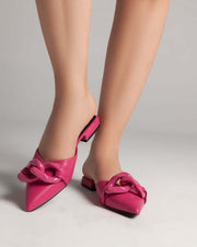 Flat Mules - Sandals - Pink