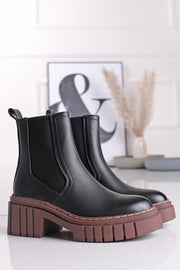 Suedo ankle boots - Black