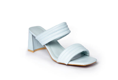 BAMBI  strap chunky heels - Sandal Heels - Blue