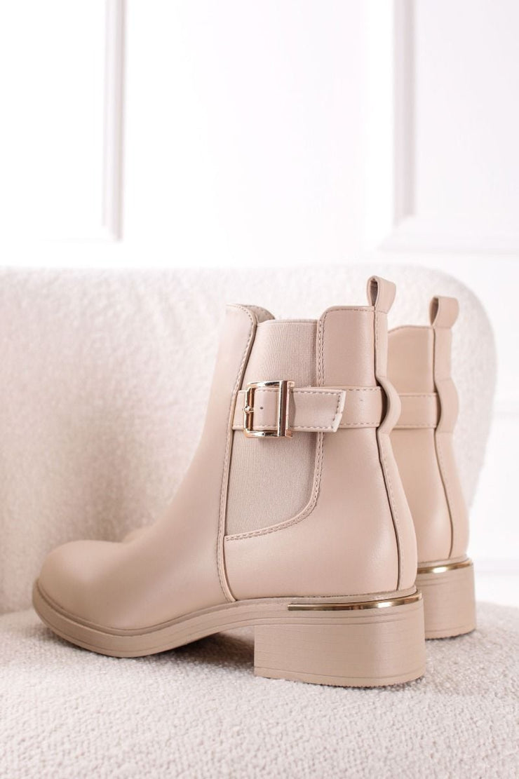 chelsea ankle boots - Beige