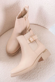 chelsea ankle boots - Beige