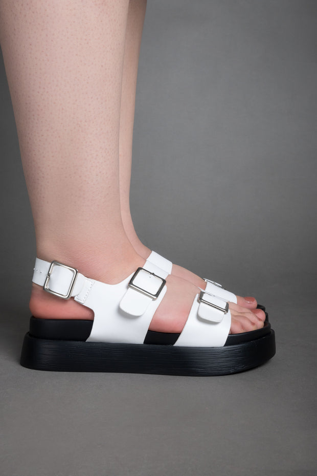 Old School Sandals - White