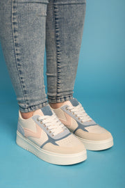Trendy Casual Sneakers - Blue