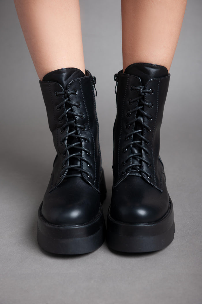 bree Biker Half Boot - Black