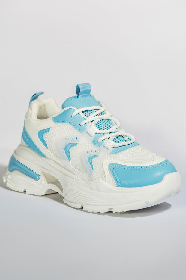 Glowy Bulky Sneakers - Blue