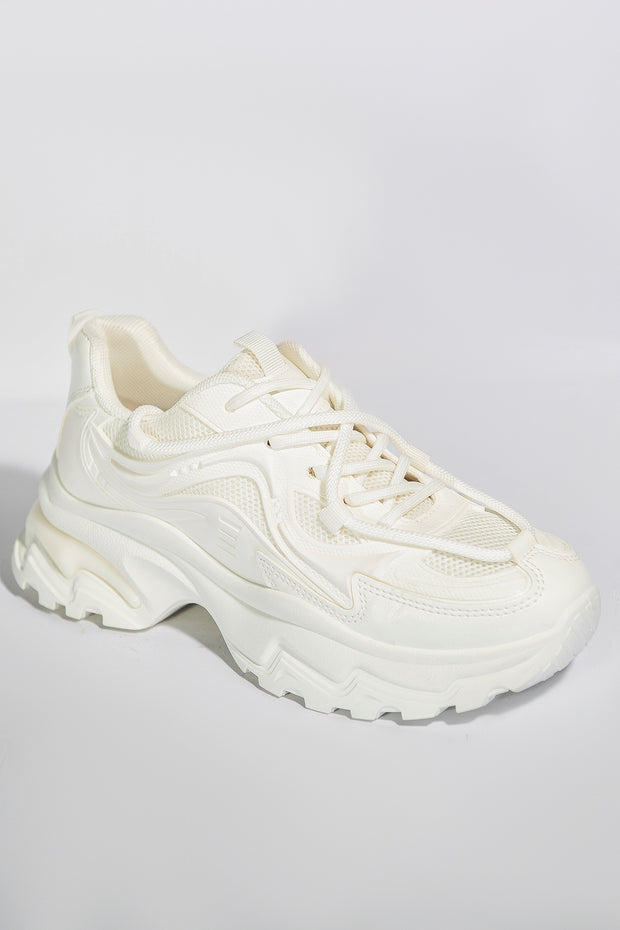 Waves Tocuh Sneakers - White