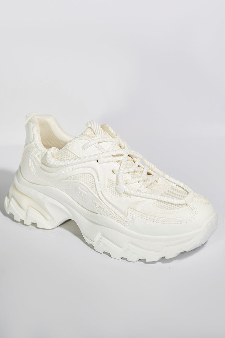 Waves Tocuh Sneakers - White