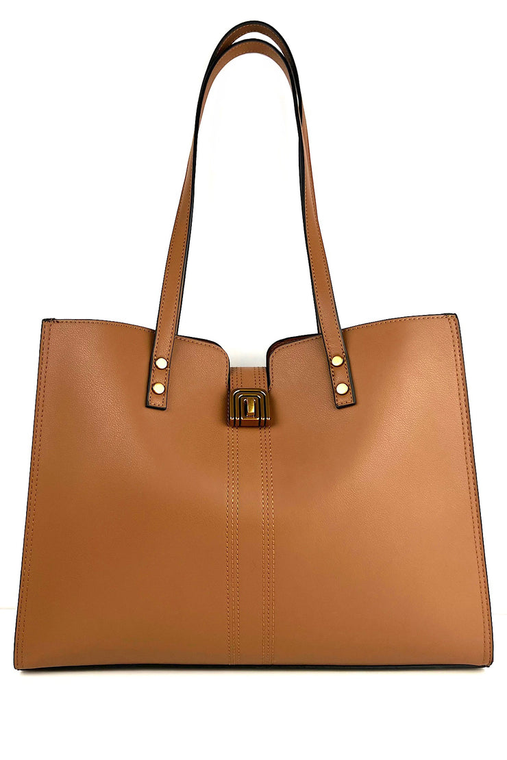 Golden Lock Classic Hand Bag