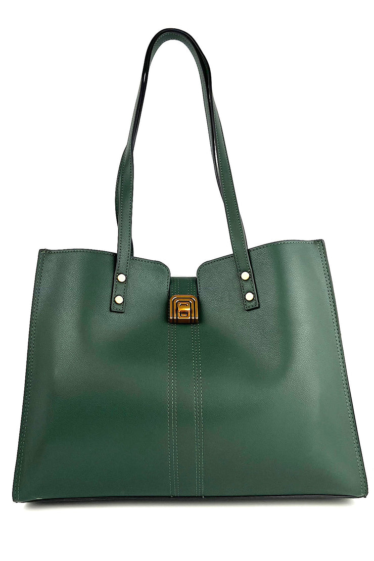 Golden Lock Classic Hand Bag