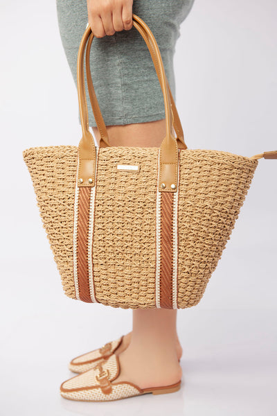 Palm Grove Carryall - Camel