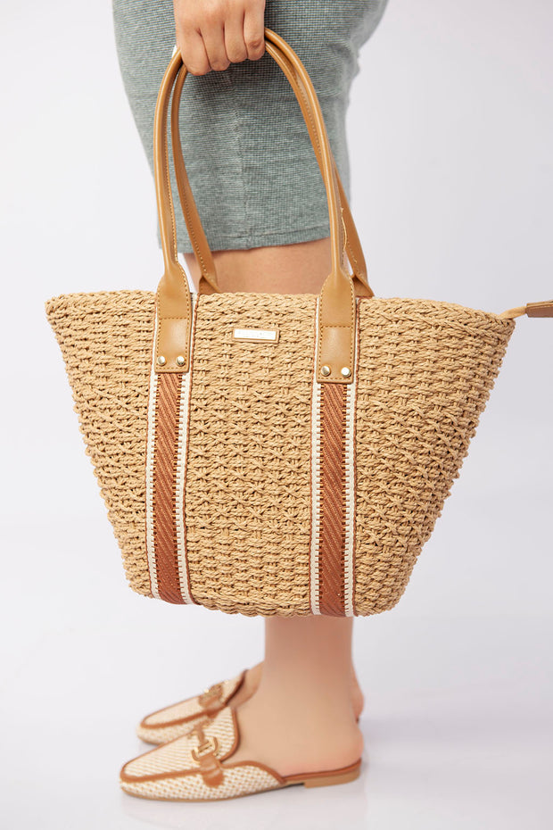 Palm Grove Carryall - Camel
