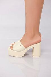 Platform Block Mule - Khaki