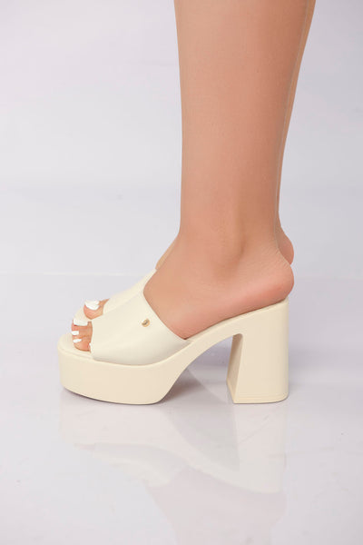 Platform Block Mule - Khaki
