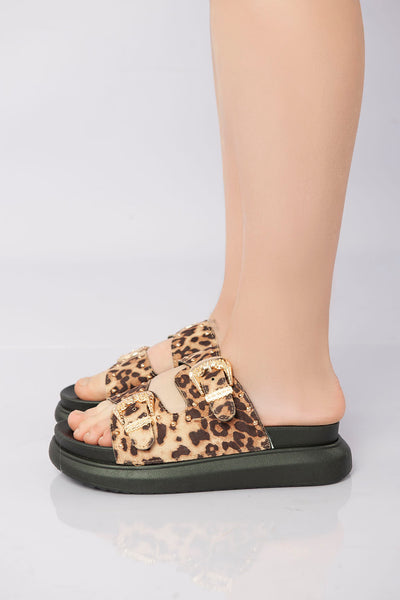 Urban Edge Slipper - Leopard