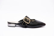 Flat Heel Pointed Toe Buckle Strap