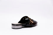 Flat Heel Pointed Toe Buckle Strap