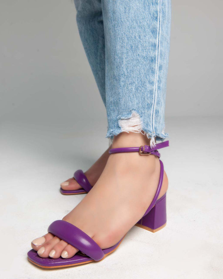 Ankle Strap - Sandals - Purple