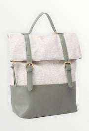 Vintage leather backpack