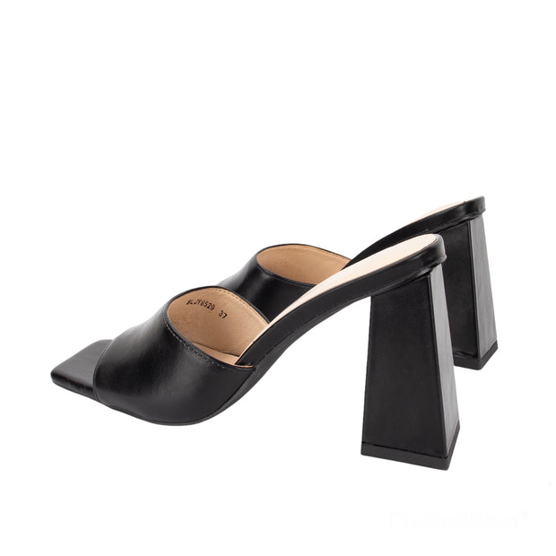 Moda block heel mules - Black