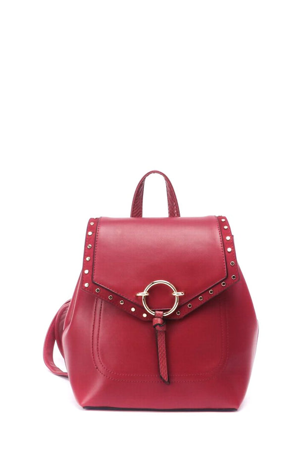Kate leather backpack - Maroon