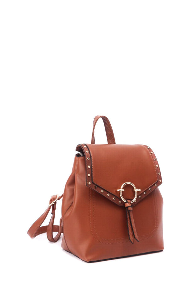 Kate leather backpack - Camel