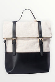 Vintage leather backpack
