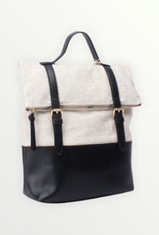 Vintage leather backpack