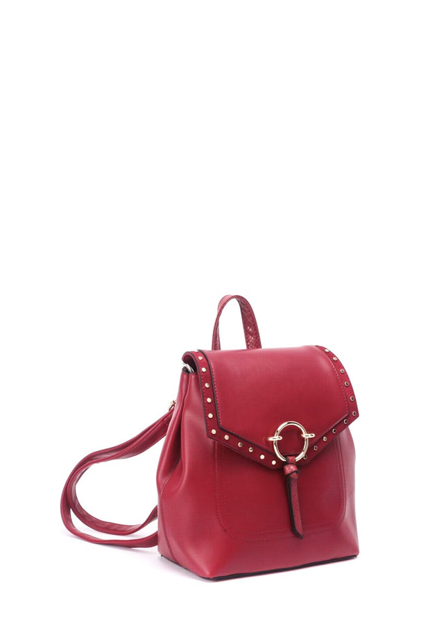 Kate leather backpack - Maroon