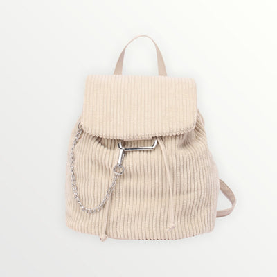 vintage corduroy backpack - Off White