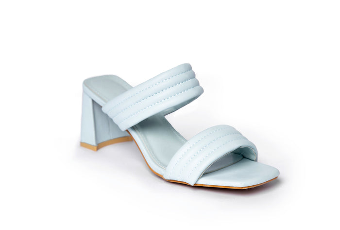 bree BAMBI strap chunky heels - Sandal Heels - Blue