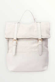 Vintage leather backpack