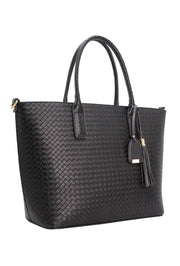 Large Shoulder Tote Bag - Black