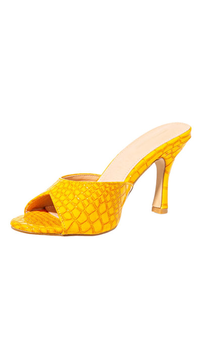 High heel sandals - Yellow